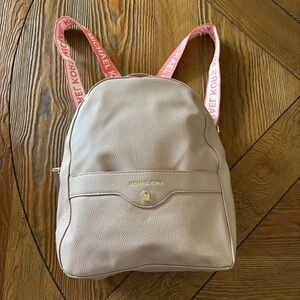 Michael Kors Blush Backpack with Pink Straps